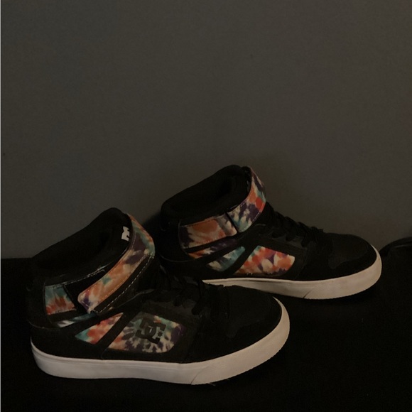 DC Black and White High-Top Sneakers - Picture 3 of 5